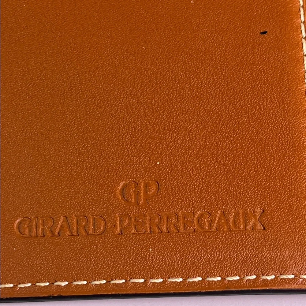 Girard Perregaux Tan leather wallet